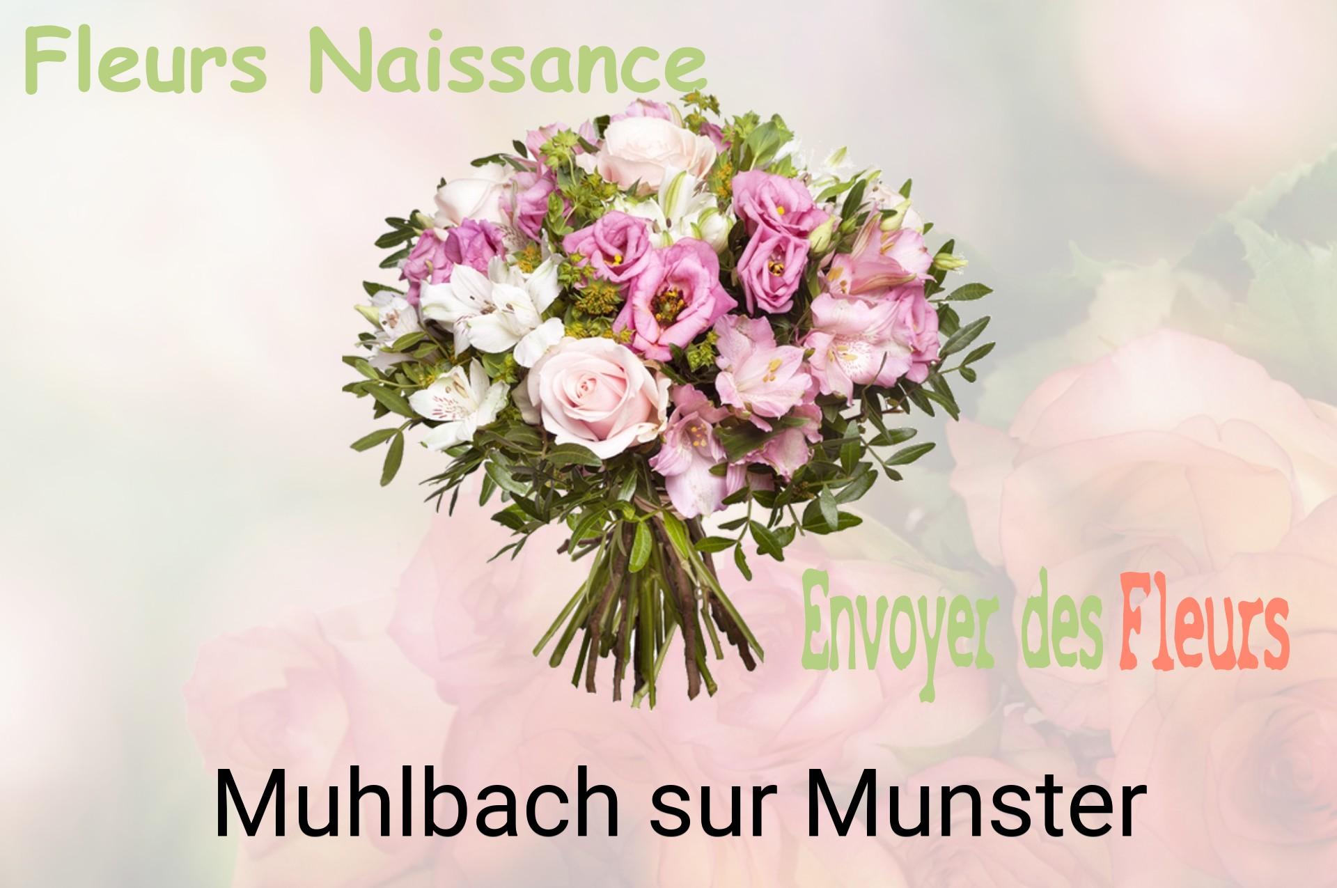 Bouquet de fleurs de naissance livré à Muhlbach-sur-Munster